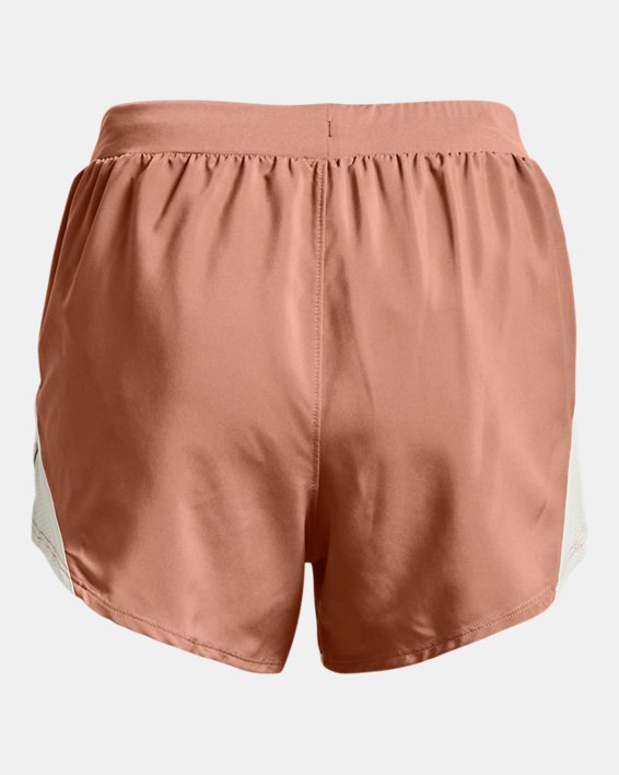 Women's UA Fly-By 2.0 Shorts, Brown, pdpMainDesktop image number 6